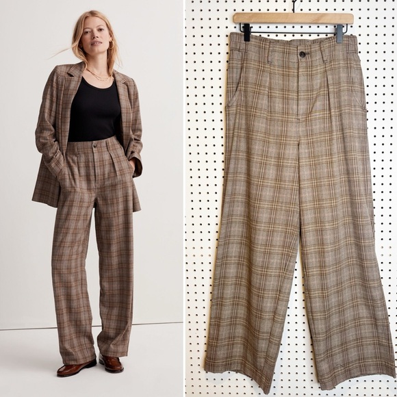 Madewell Pants - Madewell | The Neale Straight-Leg Pant in Ghent‎ Plaid, Ivan Tartan Plaid Sz. 6